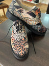 Jacquard fabric oxford shoes Handmade